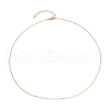 Brass Cable Chain Necklace NJEW-JN03110-02-1