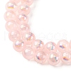 Plating Natural Selenite Beads Strands G-G120-A01-01-02-2