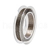 (Defective Closeout Sale: Broken Spool) 12Pcs 12 Colors 3-Ply Round Metallic Cord MCOR-XCP0001-02-4