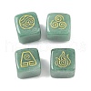 4Pcs 4 Styles Natural Green Aventurine Display Decorations G-F786-03A-05-1