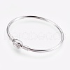 Tarnish Resistant 304 Stainless Steel European Style Bangle Making BJEW-I267-003B-1