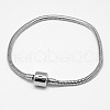 Tarnish Resistant 304 Stainless Steel European Style Bracelets for Jewelry Making X-PPJ-F002-03B-1