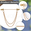 Gorgecraft Zinc Alloy Hanging Chain Brooches FIND-GF0006-87B-6
