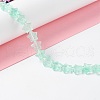 Transparent Glass Beads Strand GLAA-K057-01E-2