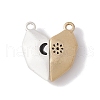 Love Heart Alloy Magnetic Clasps FIND-C013-02D-1