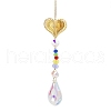 Hollow Alloy Hanging Ornaments HJEW-Q012-05F-1