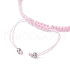 Braided Nylon Cord Adjustable Bracelets BJEW-JB11597-03-4