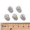 Pave Disco Ball Beads X1-RB-A130-10mm-11-3