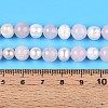 Dyed Natural White Jade Round & Natural Cultured Freshwater Pearl Grooved Potato Beads Strands PEAR-N019-03-5