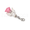 Angel Plastic Pearl & Acrylic Pendant Decorations HJEW-JM03469-5