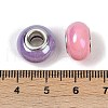 Opaque Resin European Beads RESI-C059-01G-3