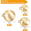 BENECREAT 72Pcs 9 Style Brass Links Connectors KK-BC0002-54-2