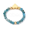 Natural Apatite Rings RJEW-TA00199-02-4