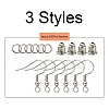 200Pcs 304 Stainless Steel Earring Hooks STAS-T051-007-2