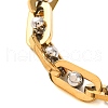 201 Stainless Steel Oval Link Chain Bracelets BJEW-B078-117A-2