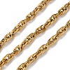 Ion Plating(IP) 304 Stainless Steel Rope Chains CHS-H025-16G-03-1