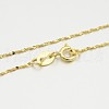 925 Sterling Silver Chain Necklaces STER-M086-05B-G-1