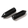 Natural Obsidian Pointed Pendants G-C158-05H-2