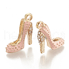 Alloy Enamel Stilettos Pendants ENAM-S115-042C-2