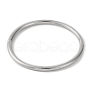 Plain 304 Stainless Steel Bangles for Women BJEW-B104-32A-P-2