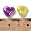 Plating Opaque Acrylic European Bead OACR-E039-59-3