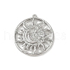 Brass Pendants KK-M322-17P-1