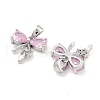 Brass Micro Pave Cubic Zirconia Pendants KK-P271-06P-B-2