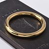 304 Stainless Steel Plain Bangles for Women BJEW-S161-10G-1