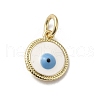 Brass Enamel Charms KK-E092-14G-03-1