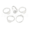 Brass Ring Components KK-C3044-10mm-S-5