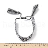 Zebra-stripe Pattern Polyester Cord Adjustable Bracelets BJEW-B127-01A-3