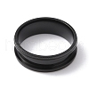 Stainless Steel Grooved Finger Ring for Men Women RJEW-WH0004-30F-EB-2