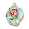 Alloy Enamel Pendants ENAM-K076-11B-G-1