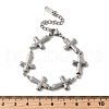 304 Stainless Steel Link Bracelets for Women BJEW-Q041-01B-P-3