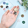 BENECREAT 12Pcs 12 Style Natural & Synthetic Gemstone Charms G-BC0001-19-3