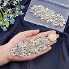 Fingerinspire 2Pcs Hotfix Rhinestone DIY-FG0002-53-3