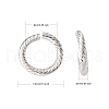 304 Stainless Steel Jump Ring STAS-G224-23S-03-5