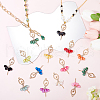 SUNNYCLUE 24Pcs 12 Colors Resin Big Pendants FIND-SC0011-64-4