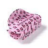 Leopard Print Pattern PVC Claw Hair Clips PHAR-M013-02H-2