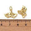 Brass Micro Pave Cubic Zirconia Pendants KK-P308-38G-3