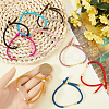 SUNNYCLUE 12Pcs 12 Colors Braided Nylon Cord Bracelet Making MAK-SC0001-24-3