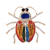 Beatles Alloy Rhinestone Brooches for Backpack Clothes PW-WGB4875-01-5