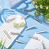 SUNNYCLUE Iron Flat Alligator Hair Clip Findings IFIN-SC0001-66B-4