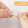 SUPERFINDINGS 2Pcs 2 Colors 925 Sterling Silver Twister Clasp STER-FH0001-09-3