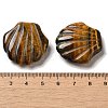 Natural Tiger Eye Carved Healing Shell Figurines G-K353-03D-3