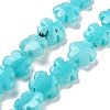 Natural Flower Amazonite Beads Strands G-F769-T01-01-1