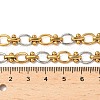 Two Tone 304 Stainless Steel Oval Link Chain Necklaces for Women NJEW-Z086-02GP-3