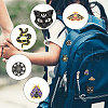SUNNYCLUE 6Pcs 6 Style Alloy Enamel Brooches JEWB-SC0001-12-4