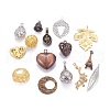 Brass Pendants KK-MSMC008-01-1