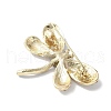 Dragonfly Alloy Rhinestone Brooches for Backpack Clothes JEWB-M067-08G-2